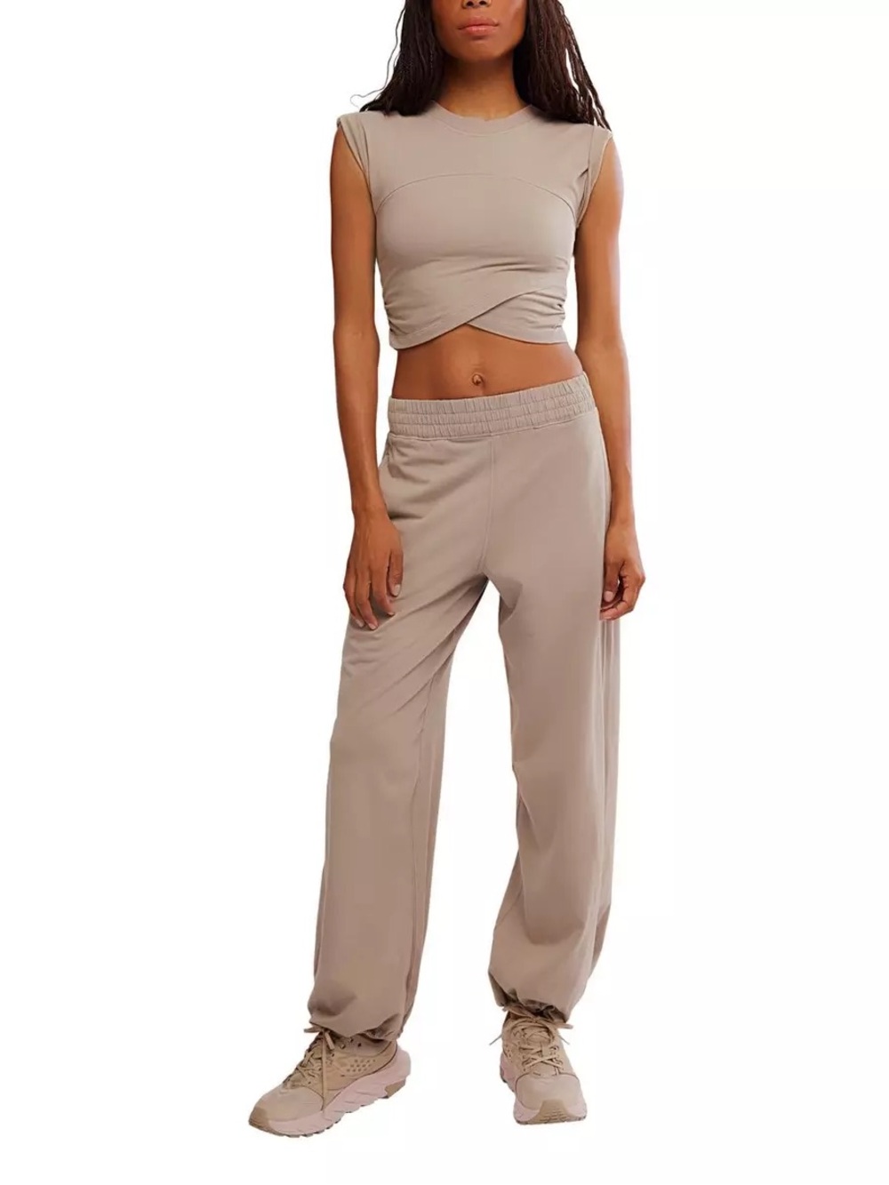 FP Movement Hot Shot Crossover Set Pumice M NWT